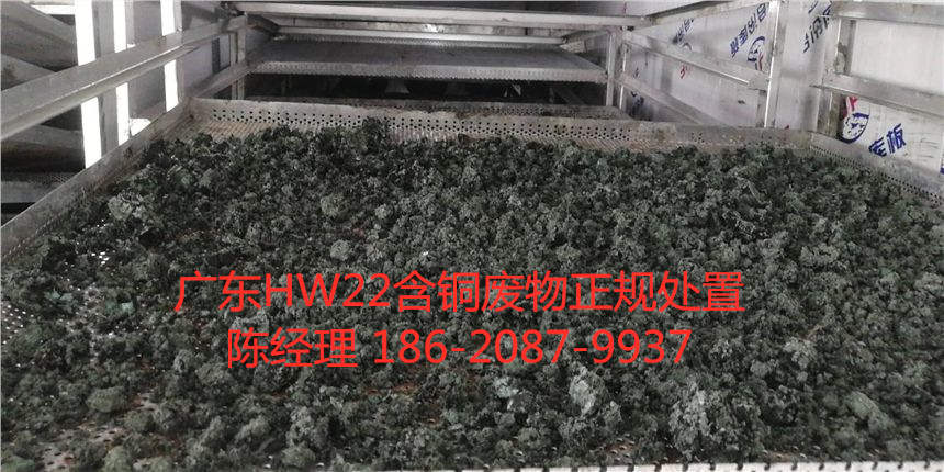 東莞_深圳HW22電鍍含銅污泥危廢資質(zhì)處置公司